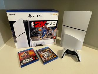 PS5 1TB 4K NBA 2K26 bundle with games