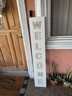 Front Door Welcome Sign