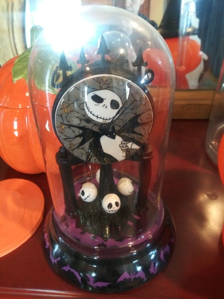Jack Nightmare Before Christmas collector clock