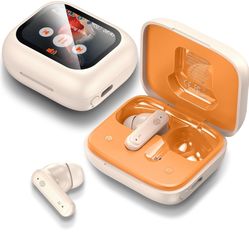 Ear Buds Wireless Earbuds Bluetooth 5.4 Headphones, Touch Screen Earbuds, Call ENC Noise Active Noise Cancelling, in-Ear Headphones USB Charging Case 