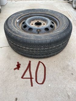 (1) Full Size Focus Spare Rim / Tire 4x108 Pattern 