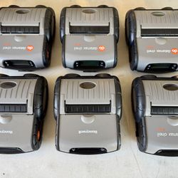 Lot of 6 × Datamax-O’Neil RL4e Dual 802/BT Mobile Label Printers – 4× RL4-KL(contact info removed)0 & 2× RL4-KL(contact info removed)1