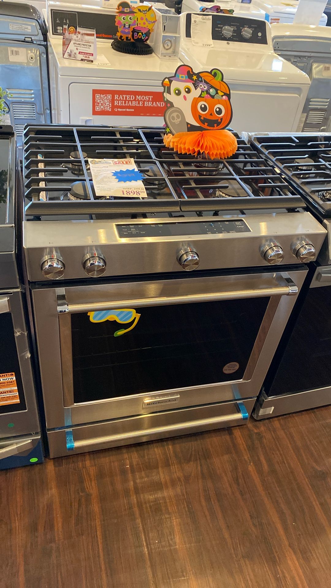 KitchenAid Slide In Stove