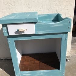 Coastal Cabinet-w/drawer & Storage