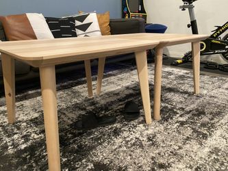 IKEA - LISABO Coffee table, ash veneer, 27 1/2x27 1/2 
