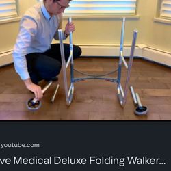 Medical walker, barely used and never outside