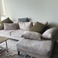 Beige couch
