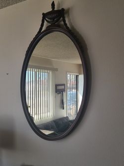 Antique Oval Mirror
