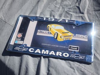 Camaro 1971 plate frame NEW