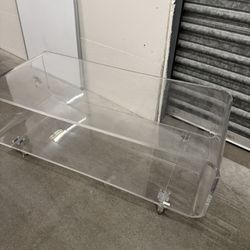 CB2 Acrylic Medics Console 