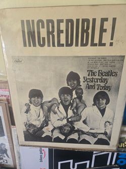 The Beatles fantastic old vintage poster