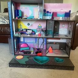 L.O.L Surprise! OMG Real Wood House Doll Play Set for Kids