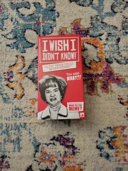 I Wish I Didn't Know!