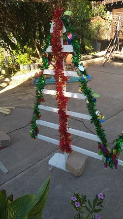 Pinos de Navidad hechos de Madera