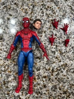 Tom Holland Spiderman action figure from no way home movie