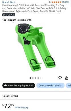 Ibert mounted child bike seat
