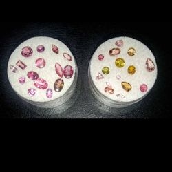 Natural Pink & Green Cut Tourmaline Gemstone 💎