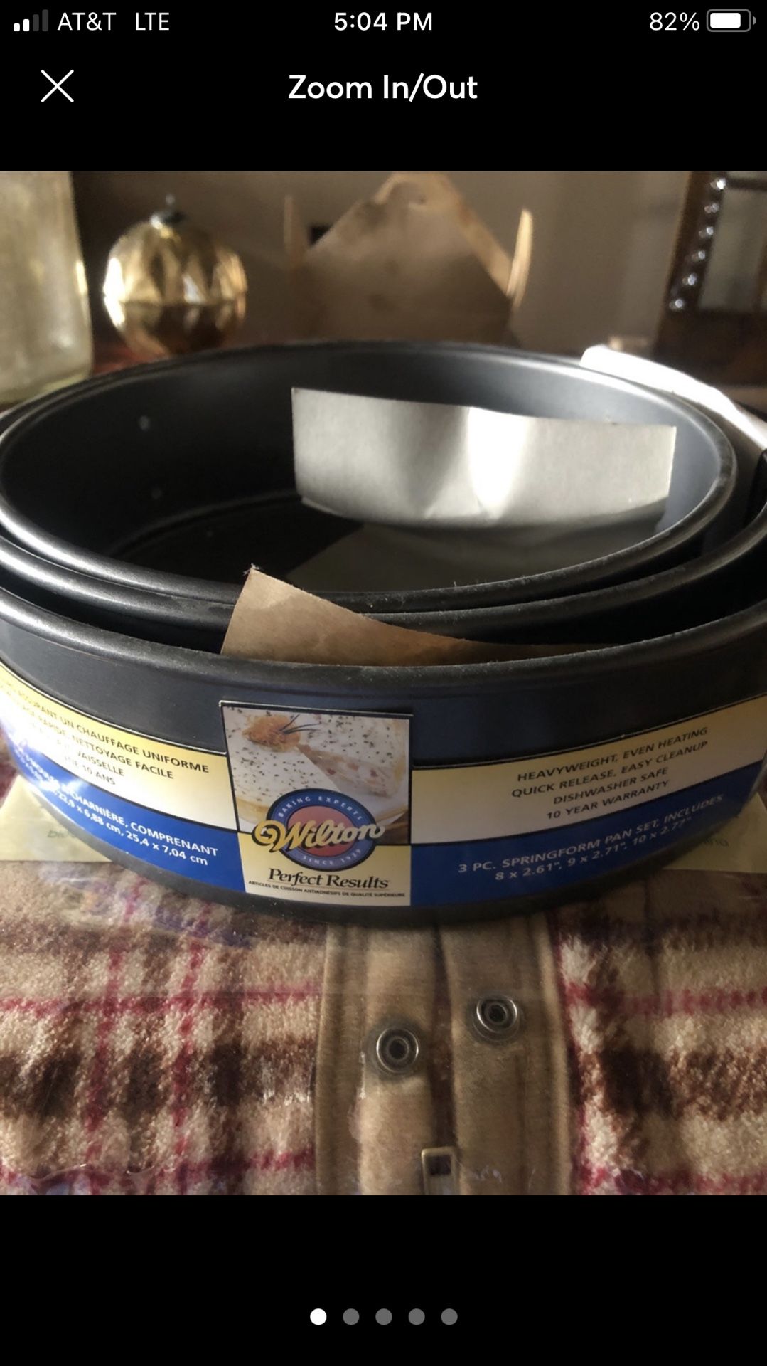 Wilton 3 Piece Springform Pan Set