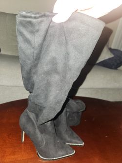 Super Sexy Suede High Heel Boots