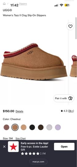 UGG Women's Tazz II Clog Slip-On Slippers