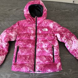 The North Face Girls Reversible Winter Jacket Size Medium 