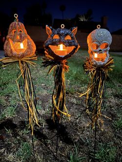 Halloween Tea Light Candle Trio