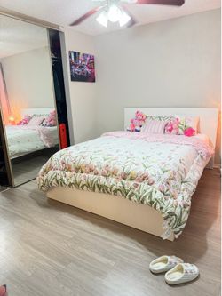 IKEA Malm Queen Bed Frame - White