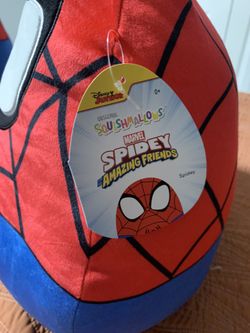 Squishmallow SPIDEY 14 inch Marvel Spiderman Red Blue Large Plush New