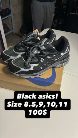 Black And Grey ASICS