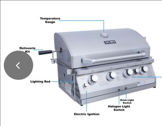 BRAND NEW IN BOX DROP IN GAS BBQ GRILL