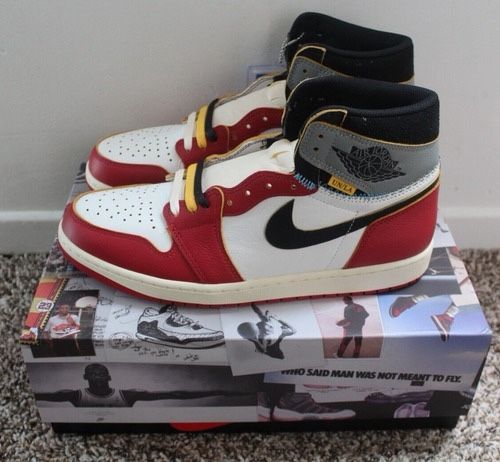 Nike Union LA x Air Jordan 1 Retro OG SP High Chicago Shadow Size 12