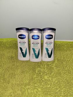 3 Vaseline 10oz Sensitive Skin Relief