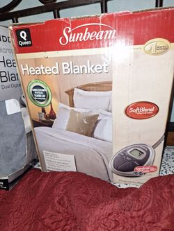 Sunbeam heated queen blanket