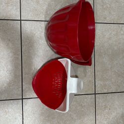 Mixing Bow & Strainer Set
