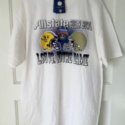 Vintage 2007 Allstate Sugar Bowl LSU Notre Dame T shirt From Foot Locker