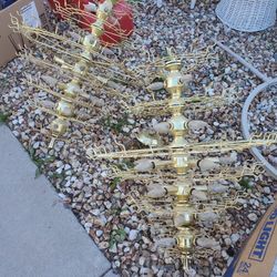 2 Acrylic  Chandeliers