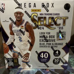 2024-2025 Select Basketball Mega Box Factory Sealed 