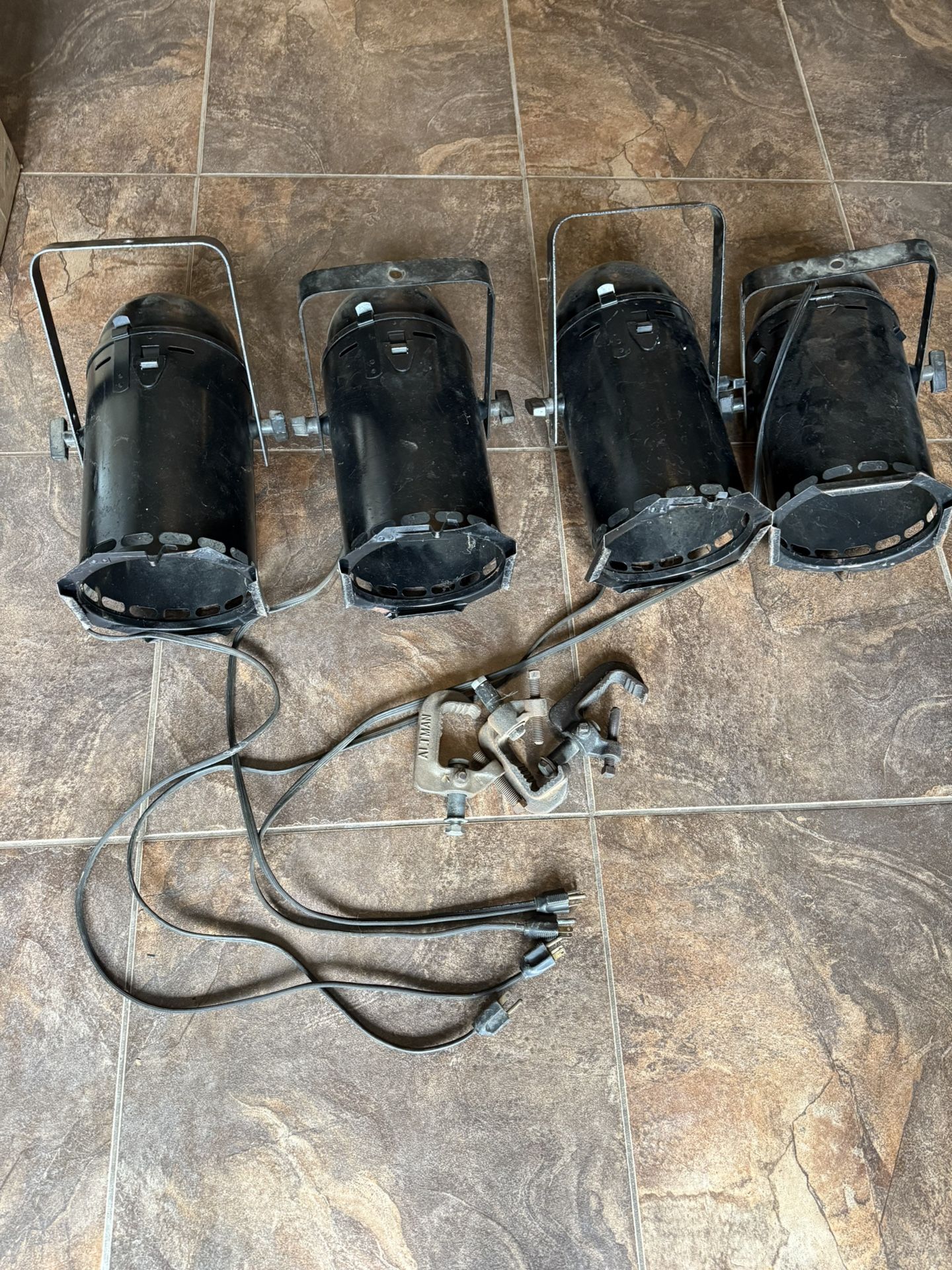 4 Par 56 Stage Lights