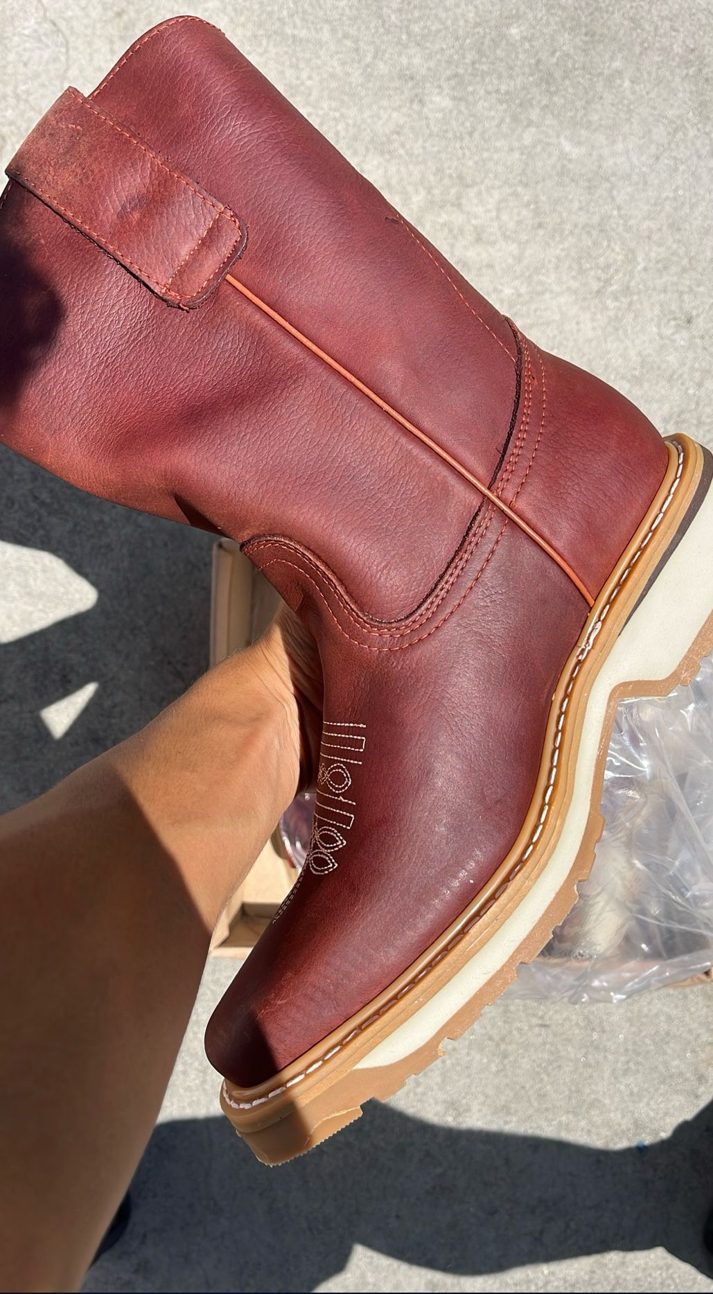 brand new mens work boots size 10