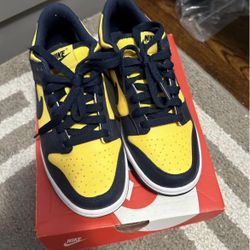 Nike Dunks (Michigan) Sz 5Y