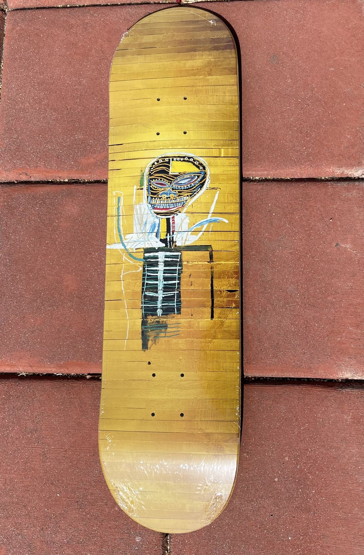 Jean-Michel Basquiat “Gold Griot” The Skateroom Skateboard Skate Deck Brand New
