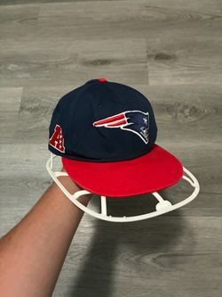 New England Patriots New Era 9FIFTY Red/Navy Blue Cap