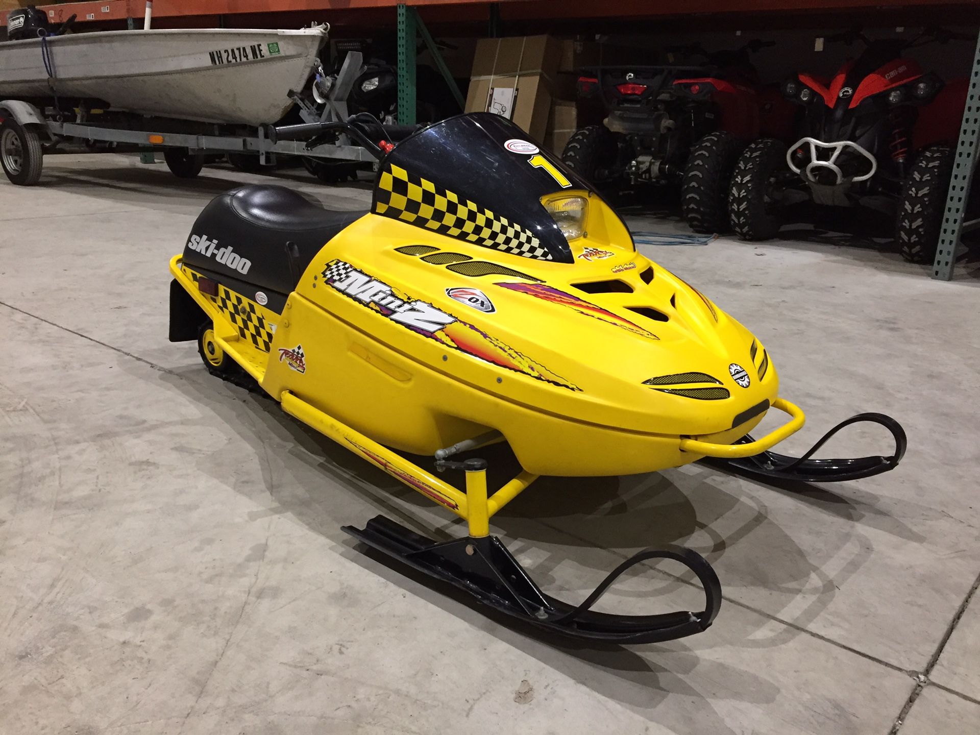 2000 Skidoo mini z 120 youth kids Snowmoblie will trade
