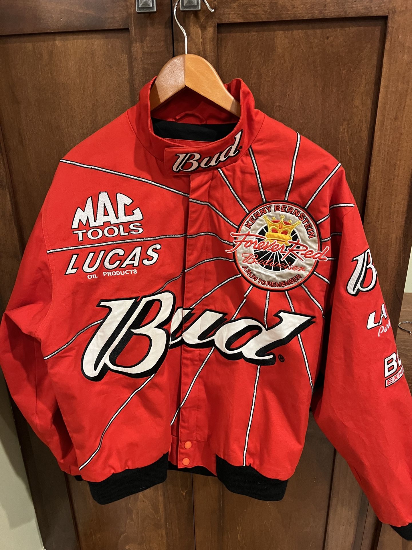 FUN! Budweiser Forever Red 2002 Collectible Jacket - Small