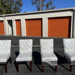 4 White Chairs