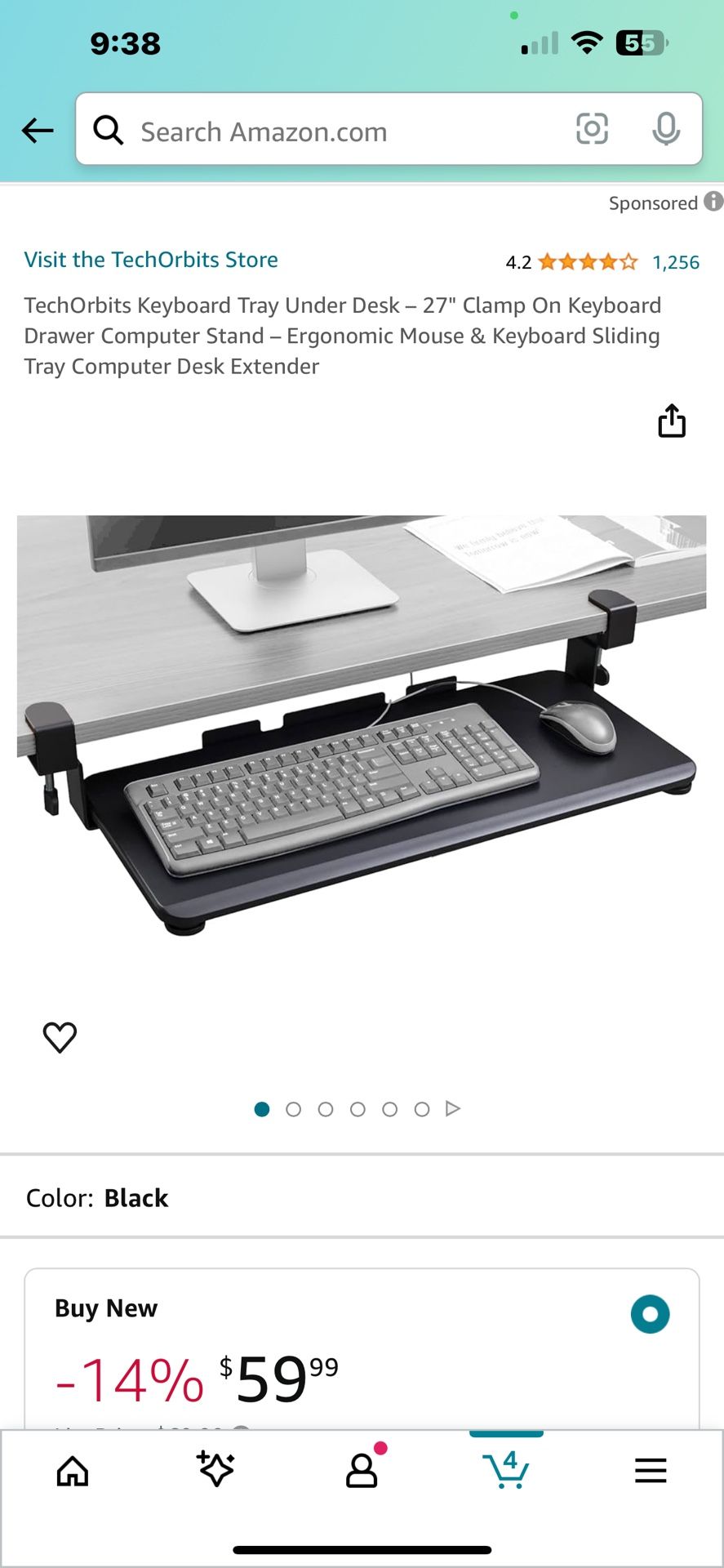 Under Desk Keyboard Tray
