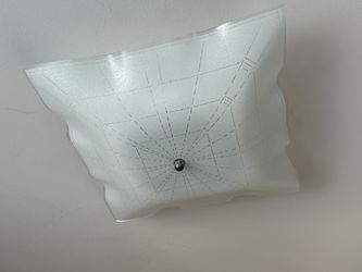 Vintage MCM Mid Century Atomic Glads Light Cover 14 x 14