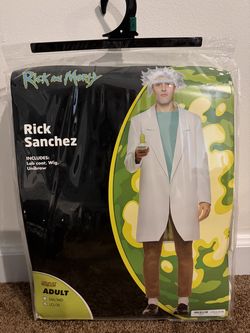 Halloween Costume – Rick and Morty Rick Sanchez (Adult Large) - LIKE NEW