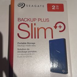 Seagate backup Plus Slim - Portable Storage - 2TB 