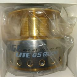 New Bluefin Edge Lite GS8000 Large Saltwater Fishing Reel Spindle